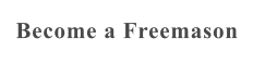 Become a Freemason