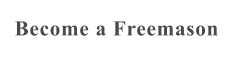 Become a Freemason