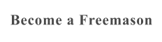 Become a Freemason